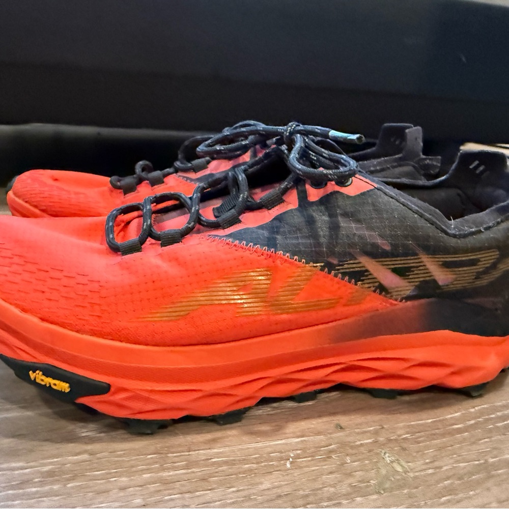Altra Red and Black Athletic Shoes